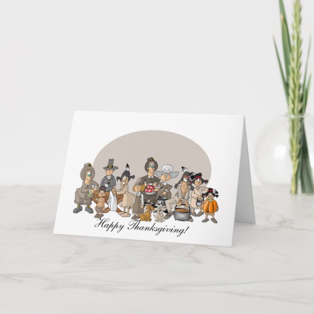 Happy Thanksgiving Holiday Card (Front)