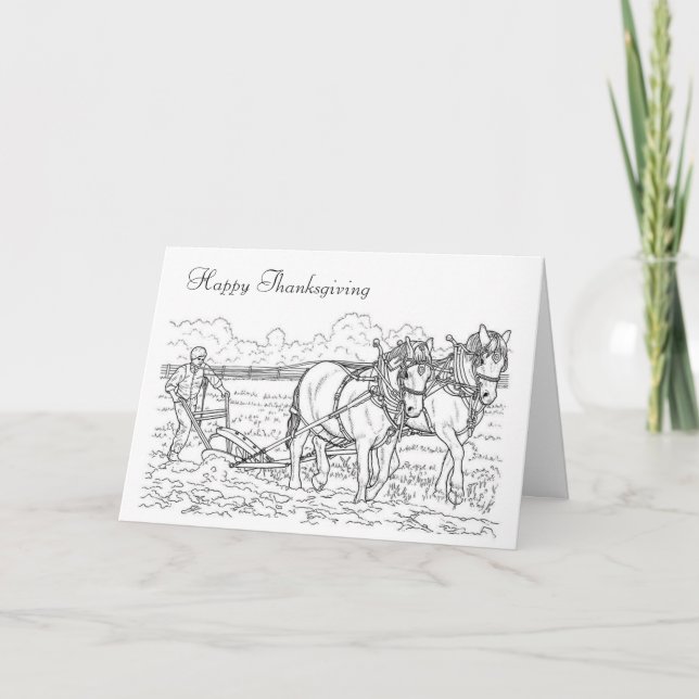 Happy Thanksgiving! Holiday Card (Front)