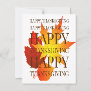 Happy Thanksgiving Holiday Card