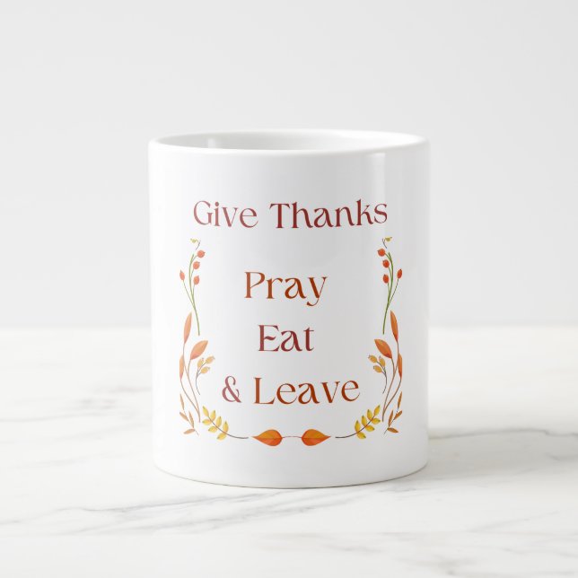 Happy Thanksgiving Holiday Mug (Front)