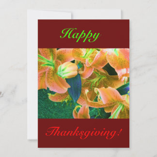 Happy Thanksgiving II Invitation