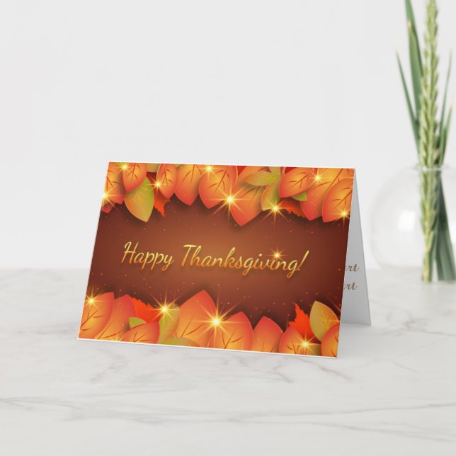 Happy Thanksgiving - I'm Thankful Card (Front)