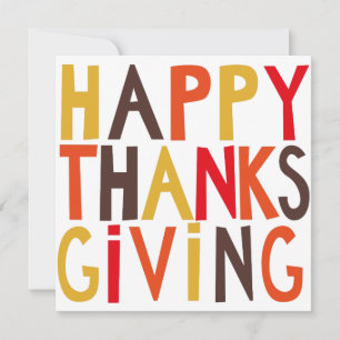 Happy Thanksgiving! Invitation