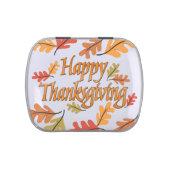 Happy Thanksgiving Jelly Belly Candy Tin (Top)