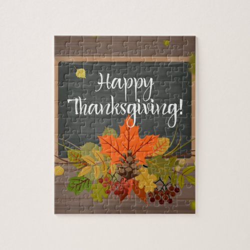 happy thanksgiving jigsaw puzzle