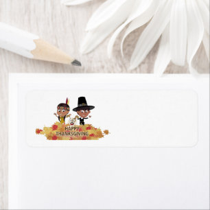 Happy Thanksgiving Label