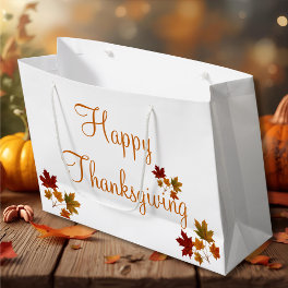 Happy Thanksgiving Large Gift Bag