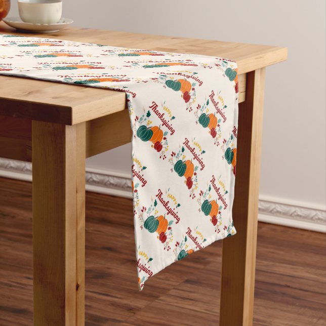 Happy Thanksgiving Long Table Runner (In Situ)