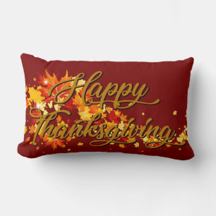 Happy Thanksgiving Lumbar Pillow