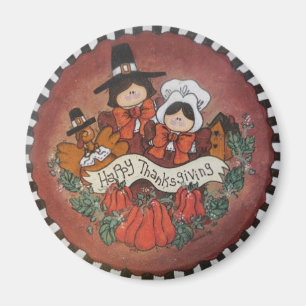 Happy Thanksgiving Magnet