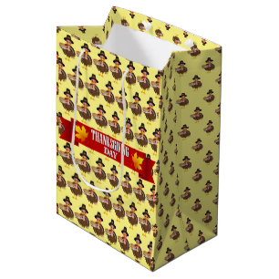 Happy Thanksgiving Medium Gift Bag