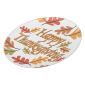 Happy Thanksgiving Melamine Plate (Left Side)