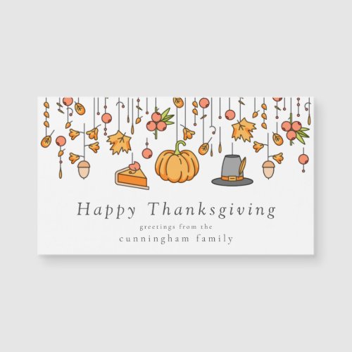 Happy Thanksgiving Modern Simple Chic