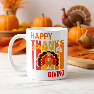 Happy Thanksgiving Mug Coffee Cup   Thanksgiving