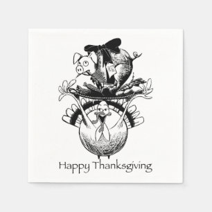 Happy Thanksgiving Napkins