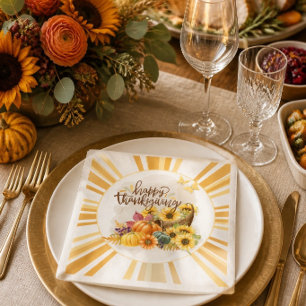 Happy Thanksgiving Napkins
