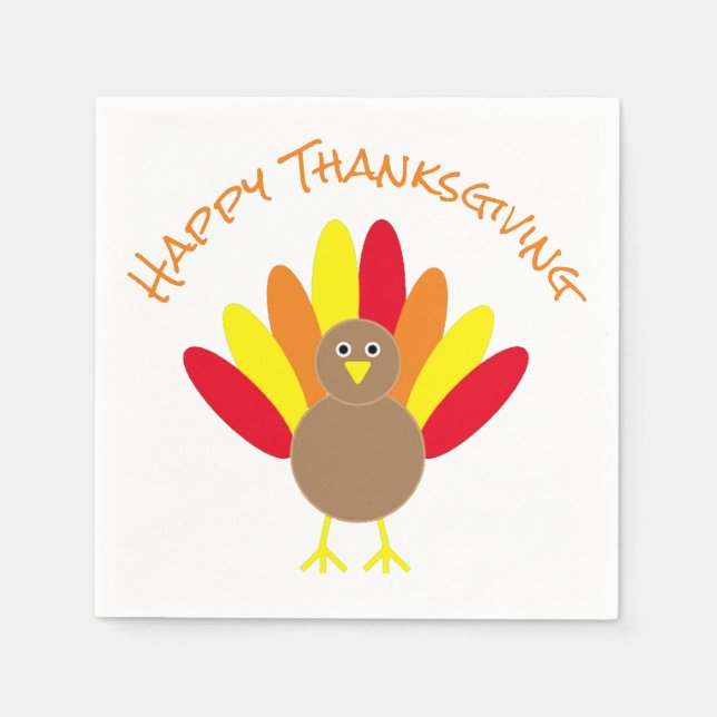Happy Thanksgiving Napkins (Front)