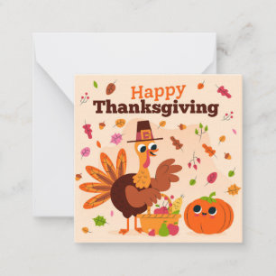 Happy Thanksgiving Note Card