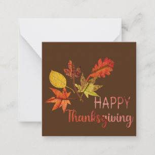 Happy Thanksgiving Note Card