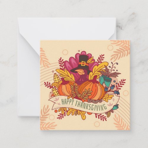 Happy Thanksgiving Note Card