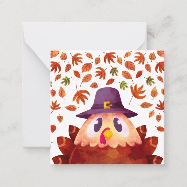 Happy Thanksgiving Note Card (Front)
