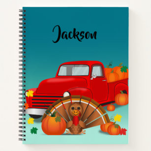 Happy Thanksgiving Notebook