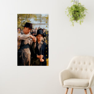 Happy Thanksgiving Old Timey Turkey Shoot Art  Foam Board