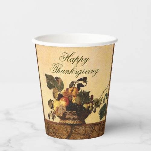 Happy Thanksgiving Paper Cups