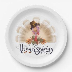 Happy Thanksgiving Paper Plate