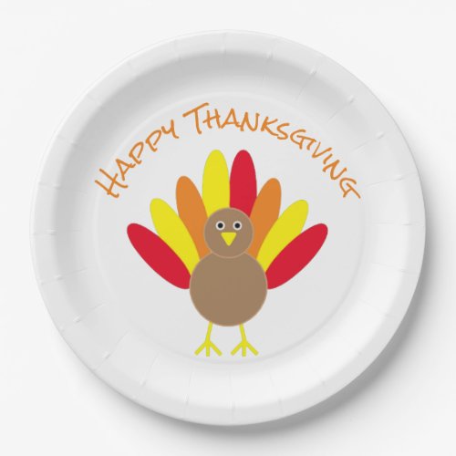 Happy Thanksgiving Paper Plates