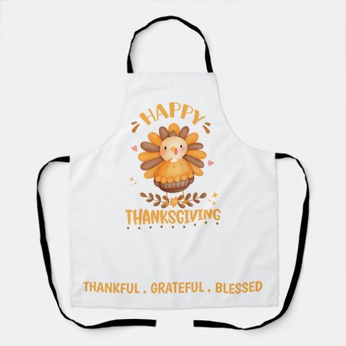 Happy Thanksgiving Personalized Apron