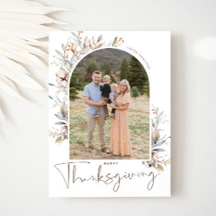 Happy Thanksgiving Photo Card