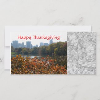 Happy Thanksgiving Photo Card photocard