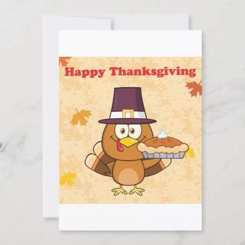 Happy Thanksgiving Pie Invitation