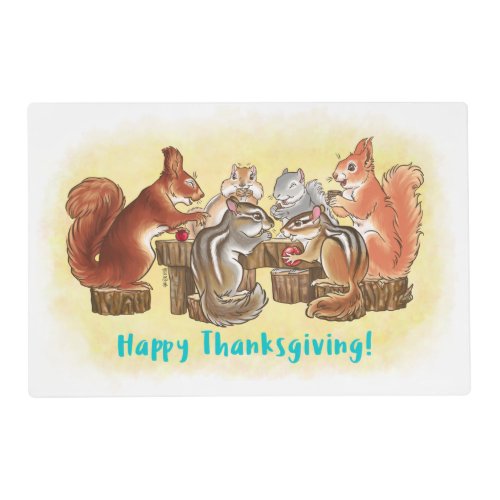 Happy Thanksgiving Placemat