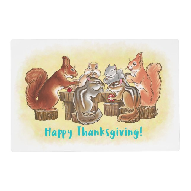 Happy Thanksgiving! Placemat (Front)
