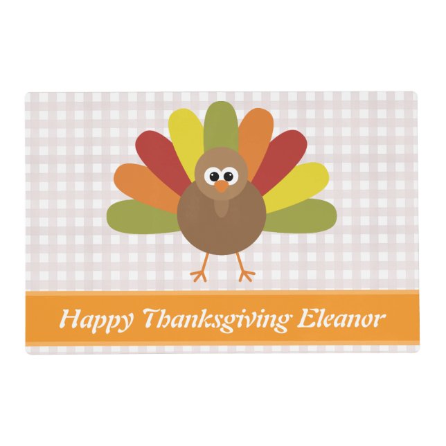 Happy Thanksgiving Placemat (Front)