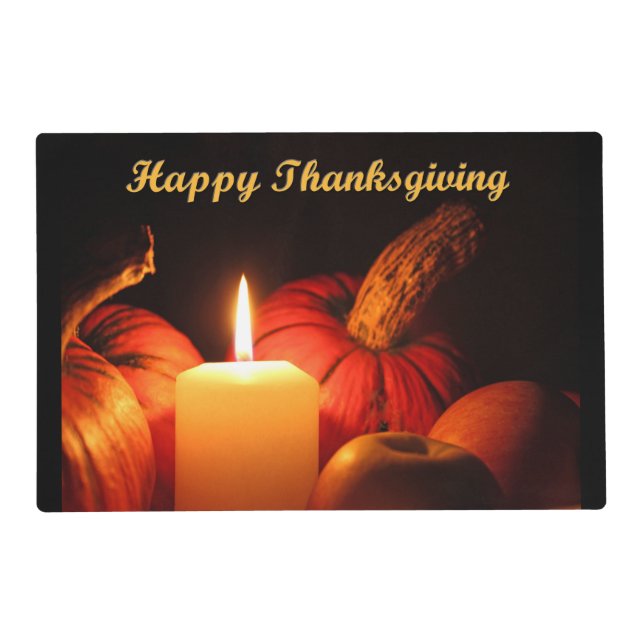 Happy Thanksgiving Placemat (Front)