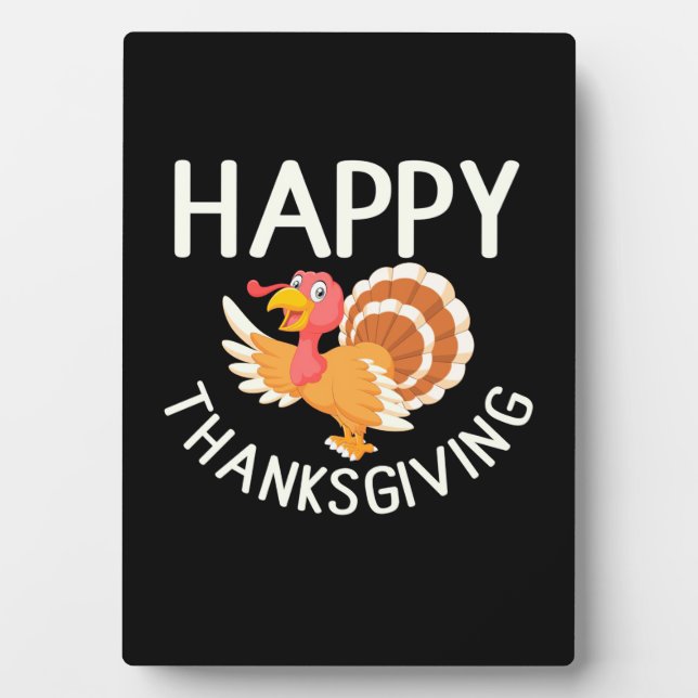 Happy Thanksgiving Plaque (Front)
