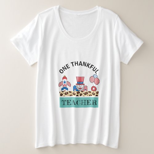 happy thanksgiving plus size T_Shirt