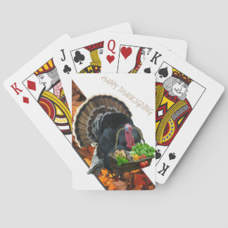 Happy Thanksgiving Poker Cards