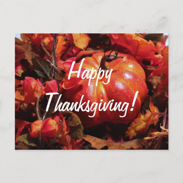 Happy Thanksgiving post card (Front)