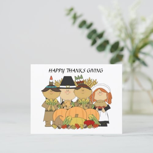 Happy Thanksgiving Post card