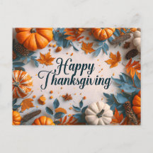 Happy Thanksgiving Postcard
