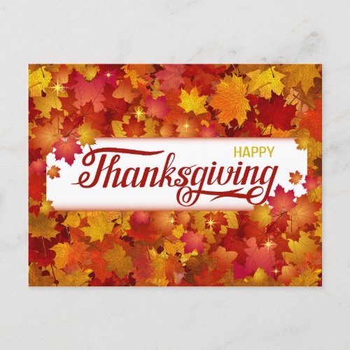 Happy Thanksgiving  Postcard