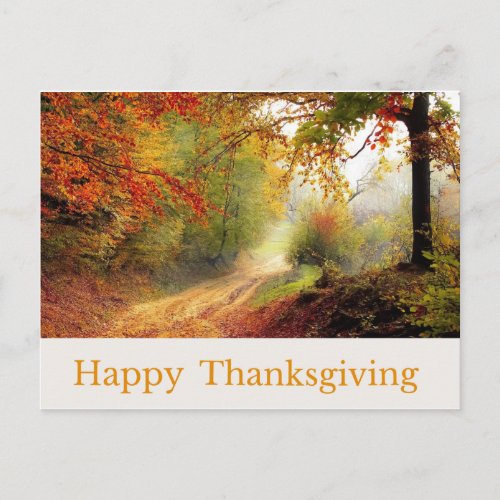 Happy Thanksgiving Postcard