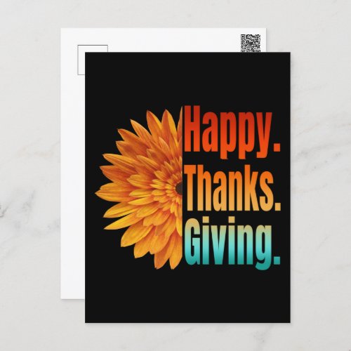 Happy Thanksgiving  Postcard