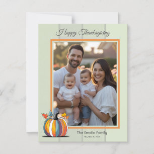 Happy Thanksgiving Postcard