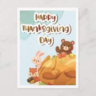 Happy Thanksgiving Postcard