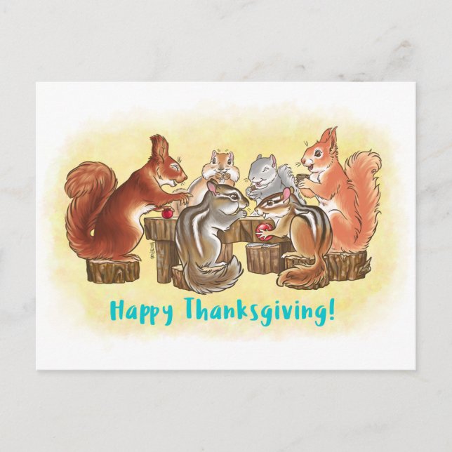 Happy Thanksgiving! Postcard (Front)